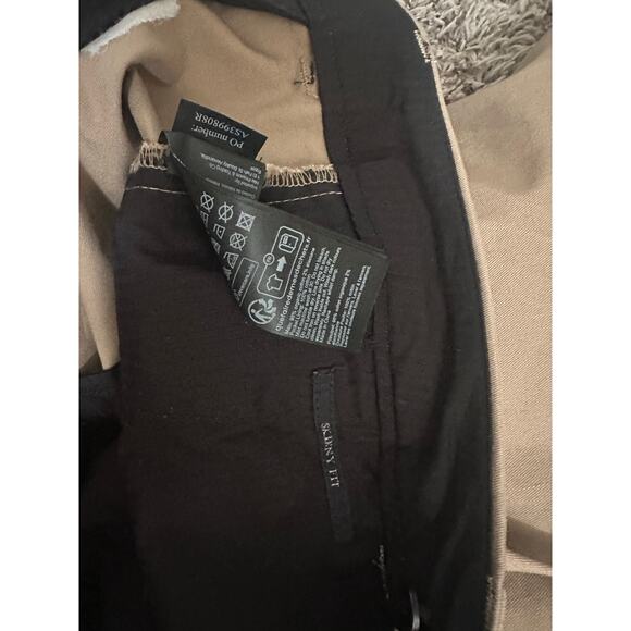 NEW ALLSAINTS Walde Chino Moorland Brown Khaki Size 34 Pants NWT - Picture 4 of 8